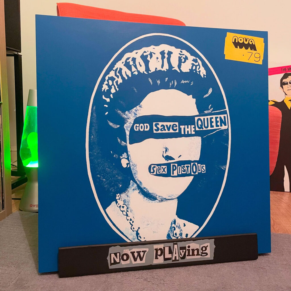 Sex Pistols God Save The Queen Pop Art Installation
